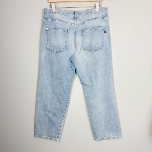 PILCRO | Vintage Crop Jeans Light Blue Wash Distressed Women’s Size 28 - Picture 12 of 15